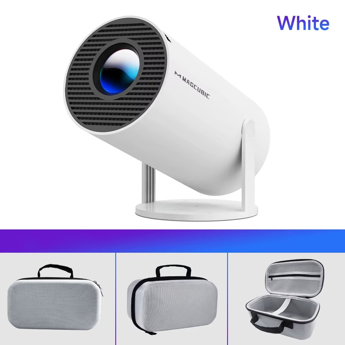 Magcubic Projector HY300 Pro 8K Android 14 Dual Wifi6 290ANSI Allwinner H726 BT5.0 1080P 1280*720P Home Cinema Outdoor Projetor - ANMARKET