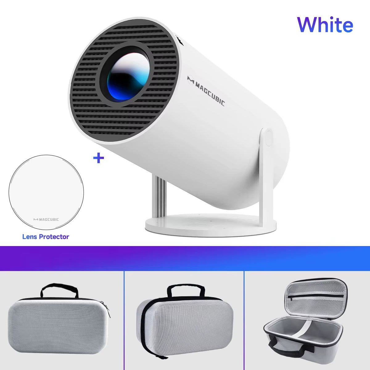 Magcubic Projector HY300 Pro 8K Android 14 Dual Wifi6 290ANSI Allwinner H726 BT5.0 1080P 1280*720P Home Cinema Outdoor Projetor - ANMARKET