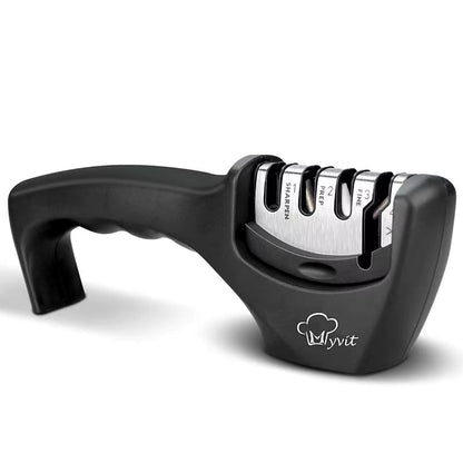 Professional Knife Sharpener 4 - Stage Diamond - Kitchen Chef Tool - ANMARKET