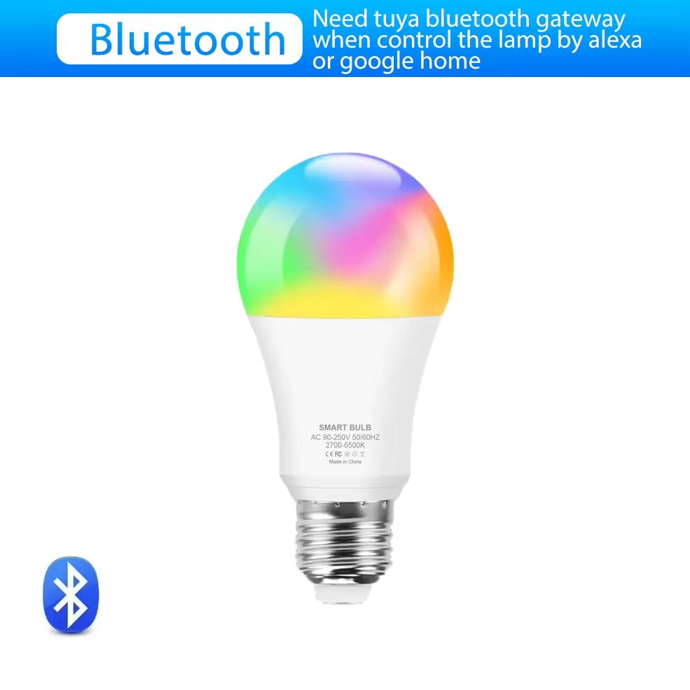 Smart WiFi LED Bulbs RGB - Alexa & Google Home - E27 Dimmable - ANMARKET