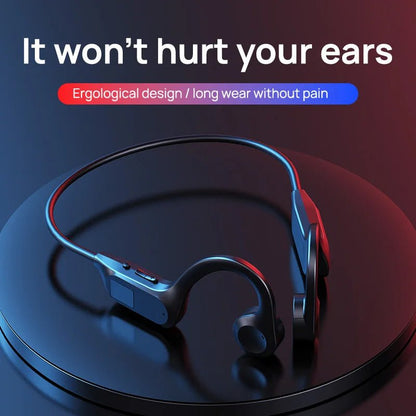 Bone Conduction Headphones Bluetooth 5.3 Wireless - Open Ear Sports Headset Waterproof - ANMARKET