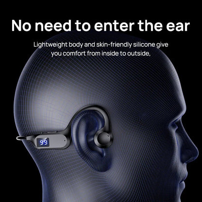 Bone Conduction Headphones Bluetooth 5.3 Wireless - Open Ear Sports Headset Waterproof - ANMARKET