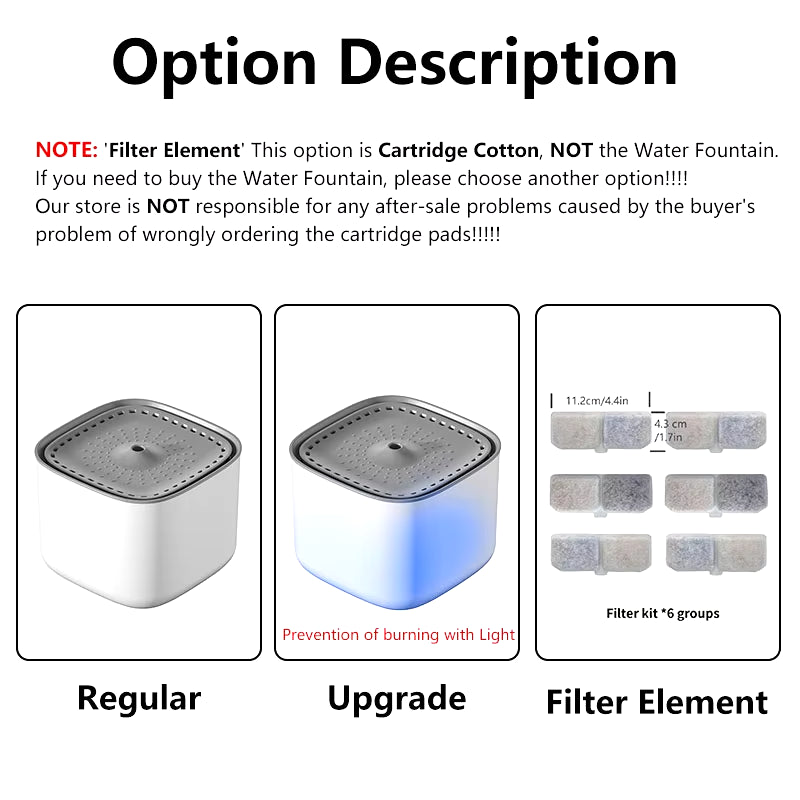 3L Cat Water Fountain Auto Recirculate Filter Large Capacity Filtring Cat Water Drinker USB Electric Mute Cats Water Dispenser - ANMARKET