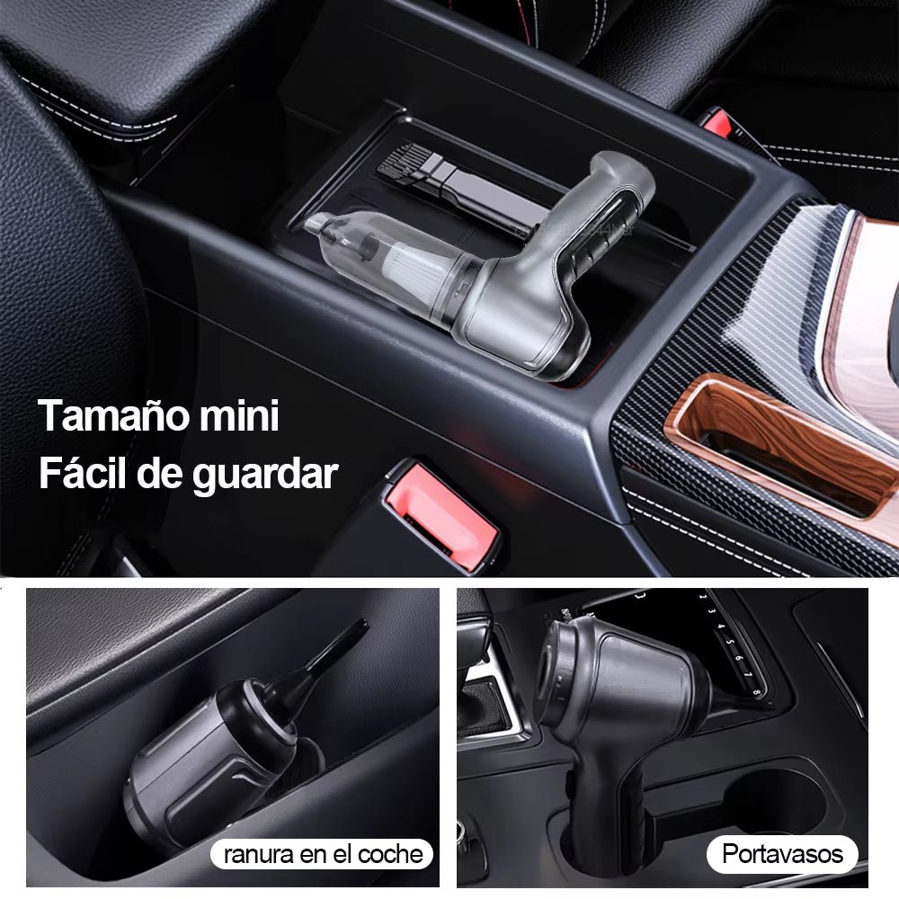 Aspirador portátil inalámbrico para coche con succión potente de 95000PA y función de soplador, ideal para uso doméstico y automotriz - ANMARKET