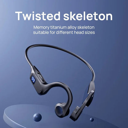 Bone Conduction Headphones Bluetooth 5.3 Wireless - Open Ear Sports Headset Waterproof - ANMARKET